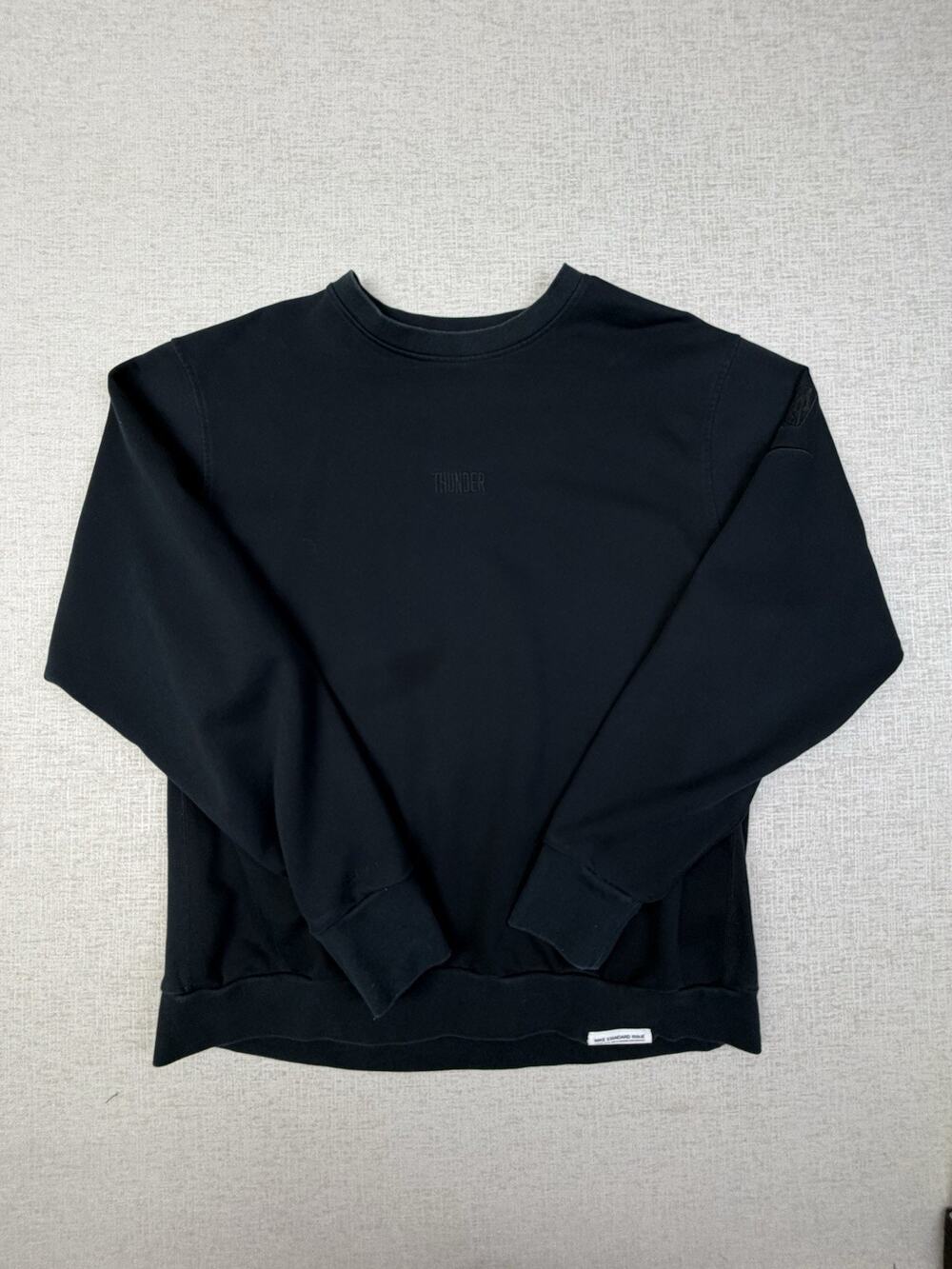 Nike Standard Issue OKC Thunder Dri-FIT Sweatshirt Men’s XL Tall Black Crewneck